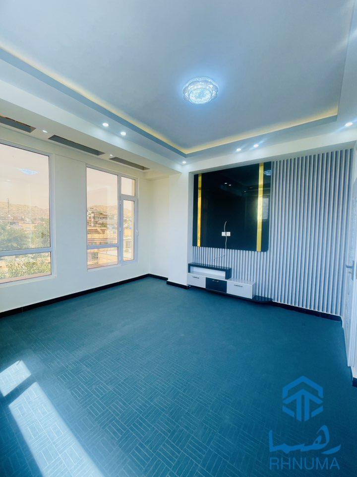 🏬 دو باب آپارتمان سه اطاقه و چهار اطاقه مفشن VIP تخت بام دار فروشی در بهترین موقعیت شهر کابل