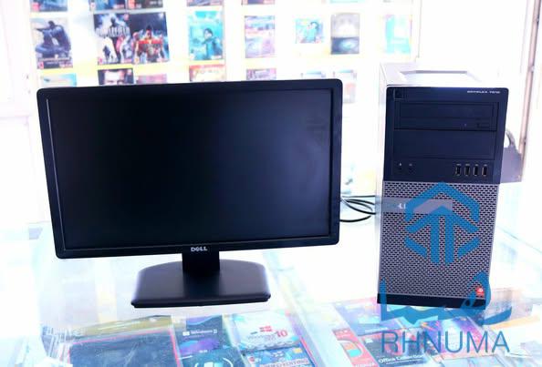 کمپیوتر  دیسکتاپ DELL Core i5 همرا با مانیتور، موز و کیبورد