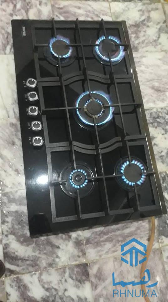 اجاق گاز پنج خانه اس سرمیزی سایز کلان