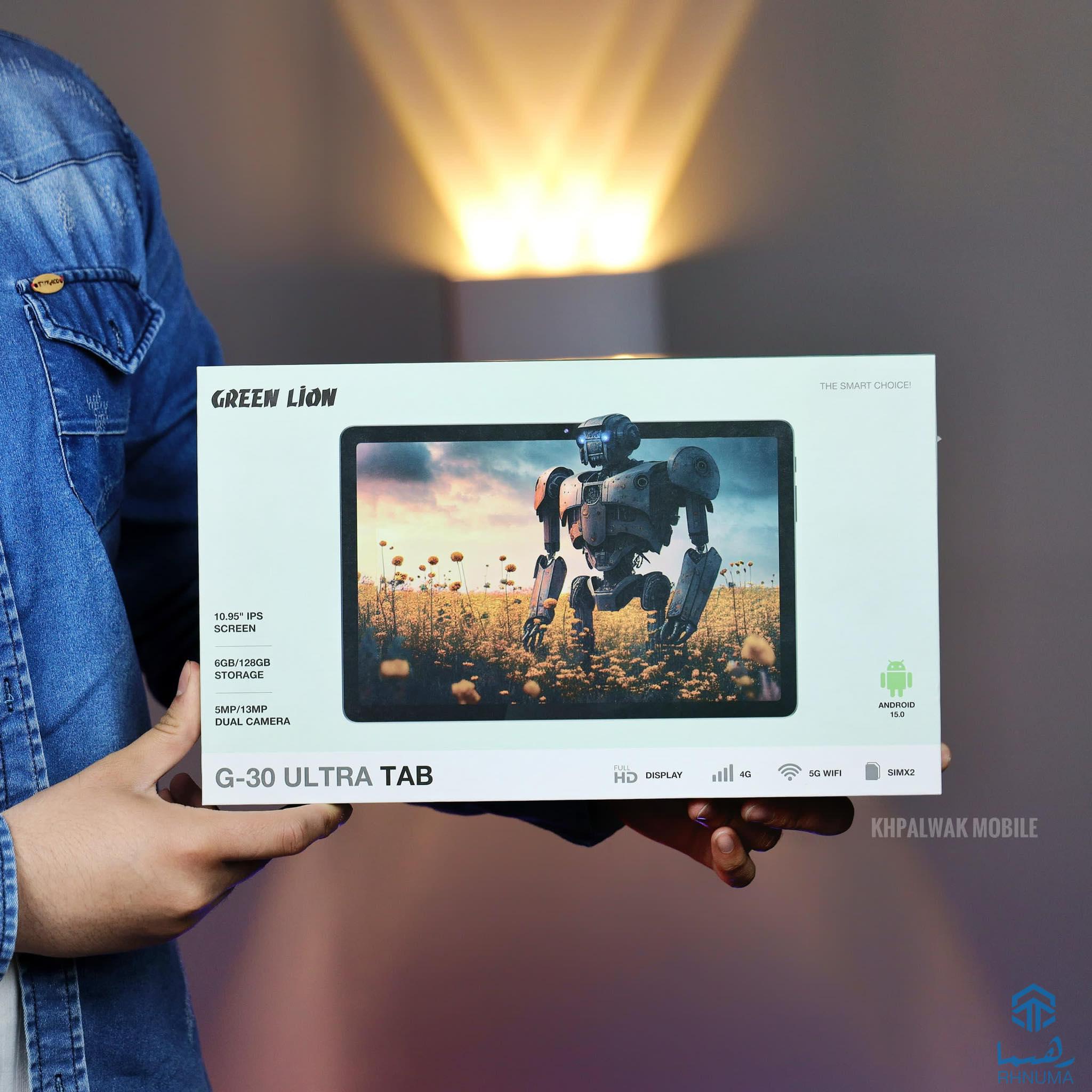 تابلیت زیبای گرین لاین (Green lion G-30 Ultra) را به مناسبترین قیمت، از خپلواک موبایل خریداری فرمایید.