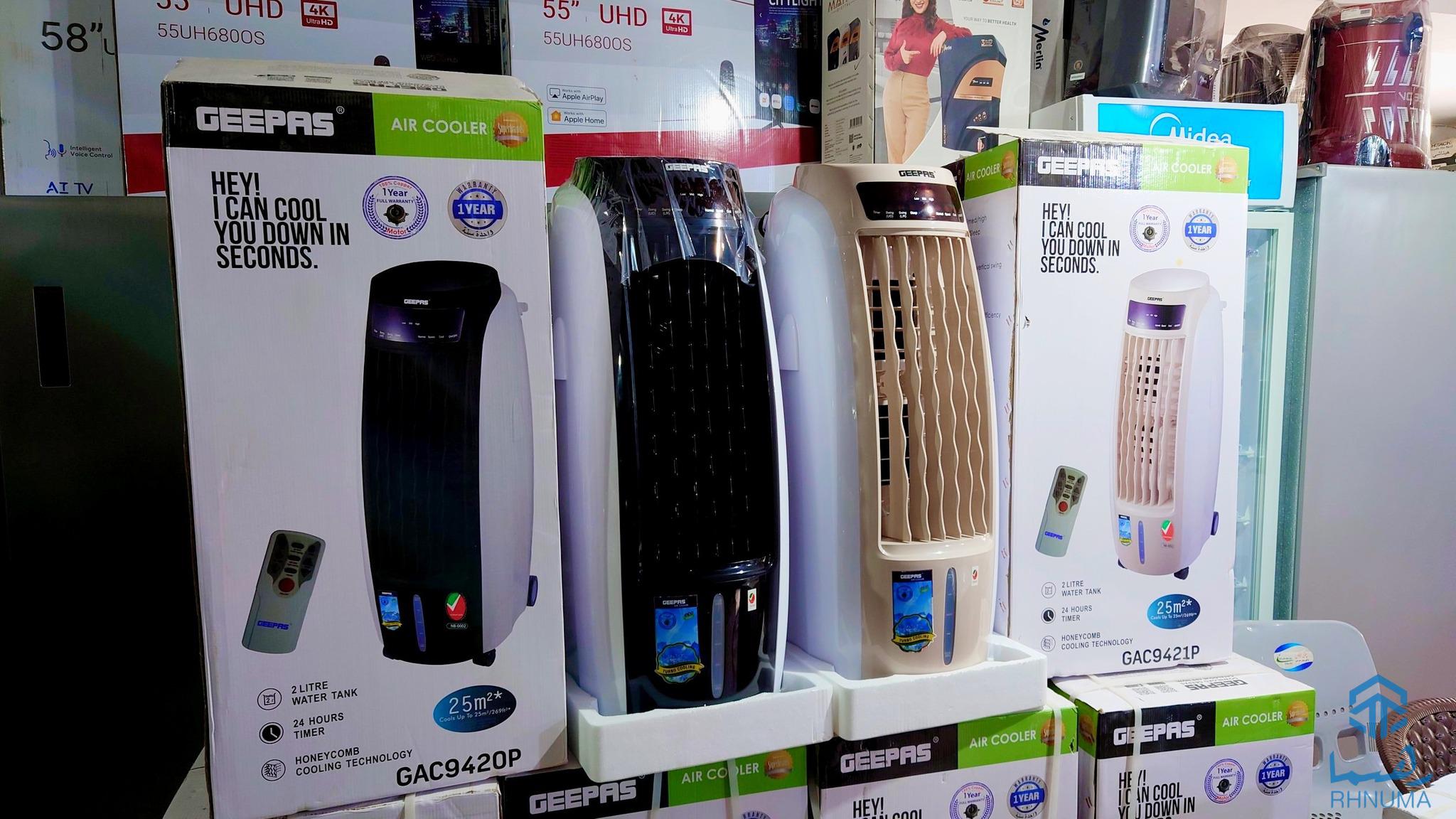 هوای گرم تابستان رسید و کولرهای مدرن و باکیفیت GEEPAS Air Cooler تازه از شرکت کهنه به نو رسید! ❄️
