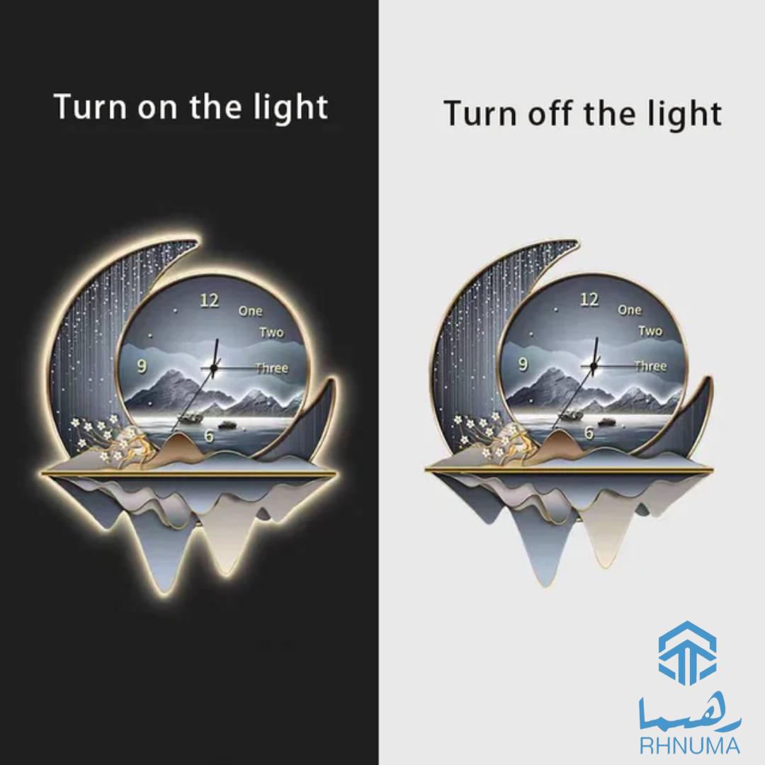🖼 تابلوی دکوراسیون مدرن با ساعت LED – شکوهی بینظیر برای دکوراسیون شما!