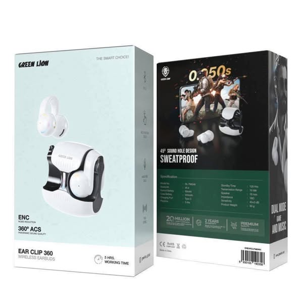 Green Lion 🦁 Wireless Earbuds